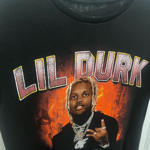 Lil Durk Only In The Family Graphic Print T Shirt Men’s Medium - Picture 3 of 7
